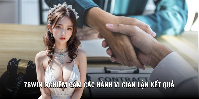 78win nghiêm cấm các hành vi gian lận kết quả nhằm ăn tiền từ nhà cái và người chơi khác.